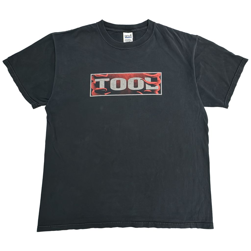 00年代 Tool トゥール 半袖Ｔシャツ バンド ブラック(メンズ L)中古 古着 Y1178