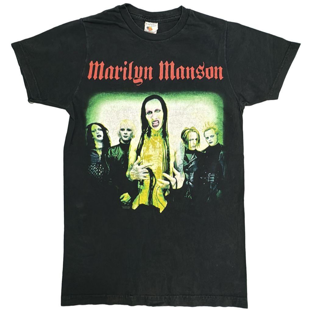 MARILYN MANSON マリリン・マンソン 半袖Tシャツ バンド ブラック