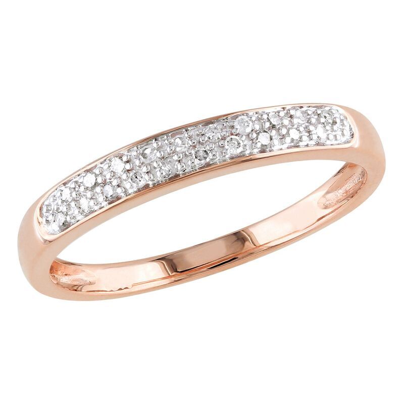 ステラ グレース レディース アクセサリー リング Stella Grace 10k Rose Gold 110 CaratW Diamond Anniversary Band 10k Rose Gold ゴールド