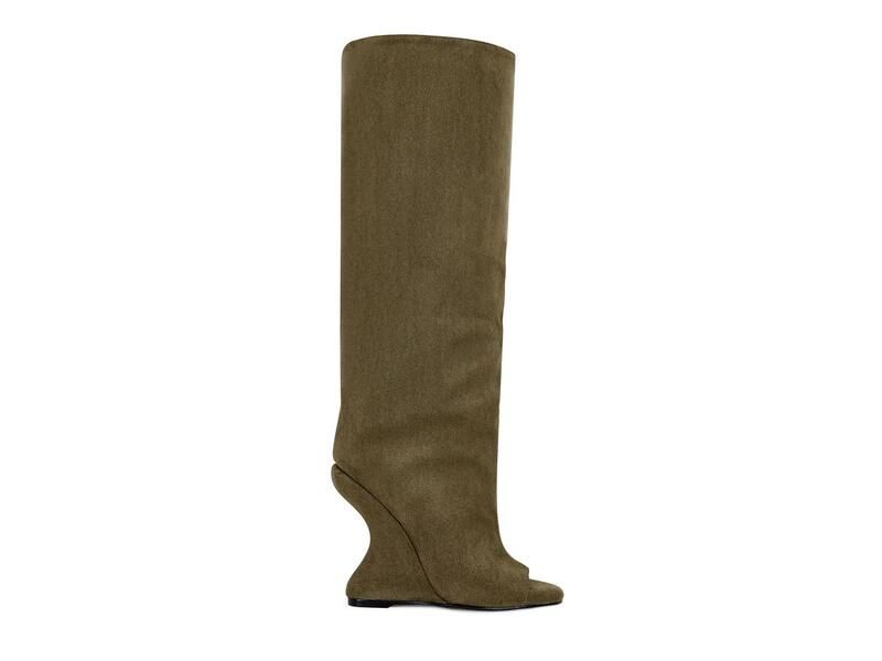 アザレア ワン レディース シューズ ブーツ・レインブーツ Azalea WangVincent Wedge Boot Dark Green グリーン