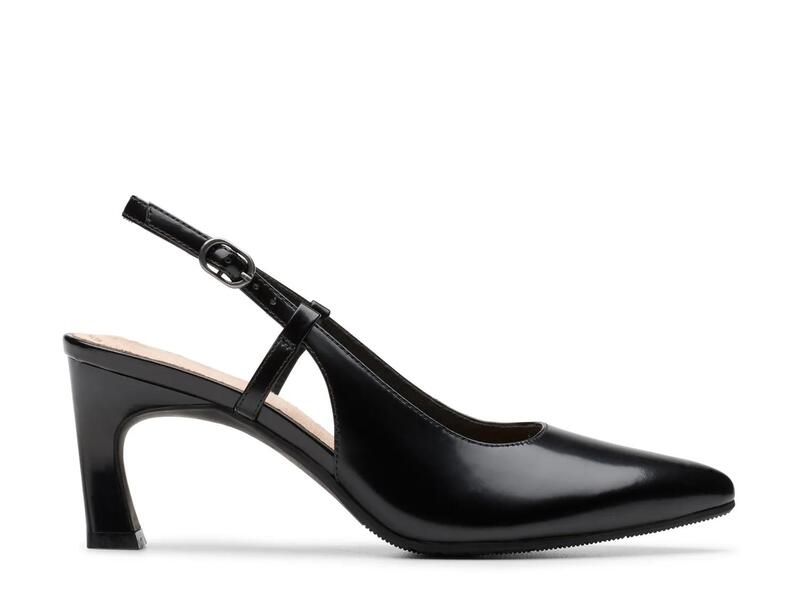 クラークス レディース シューズ パンプス ClarksTammitha Strapump Black Leather ブラック