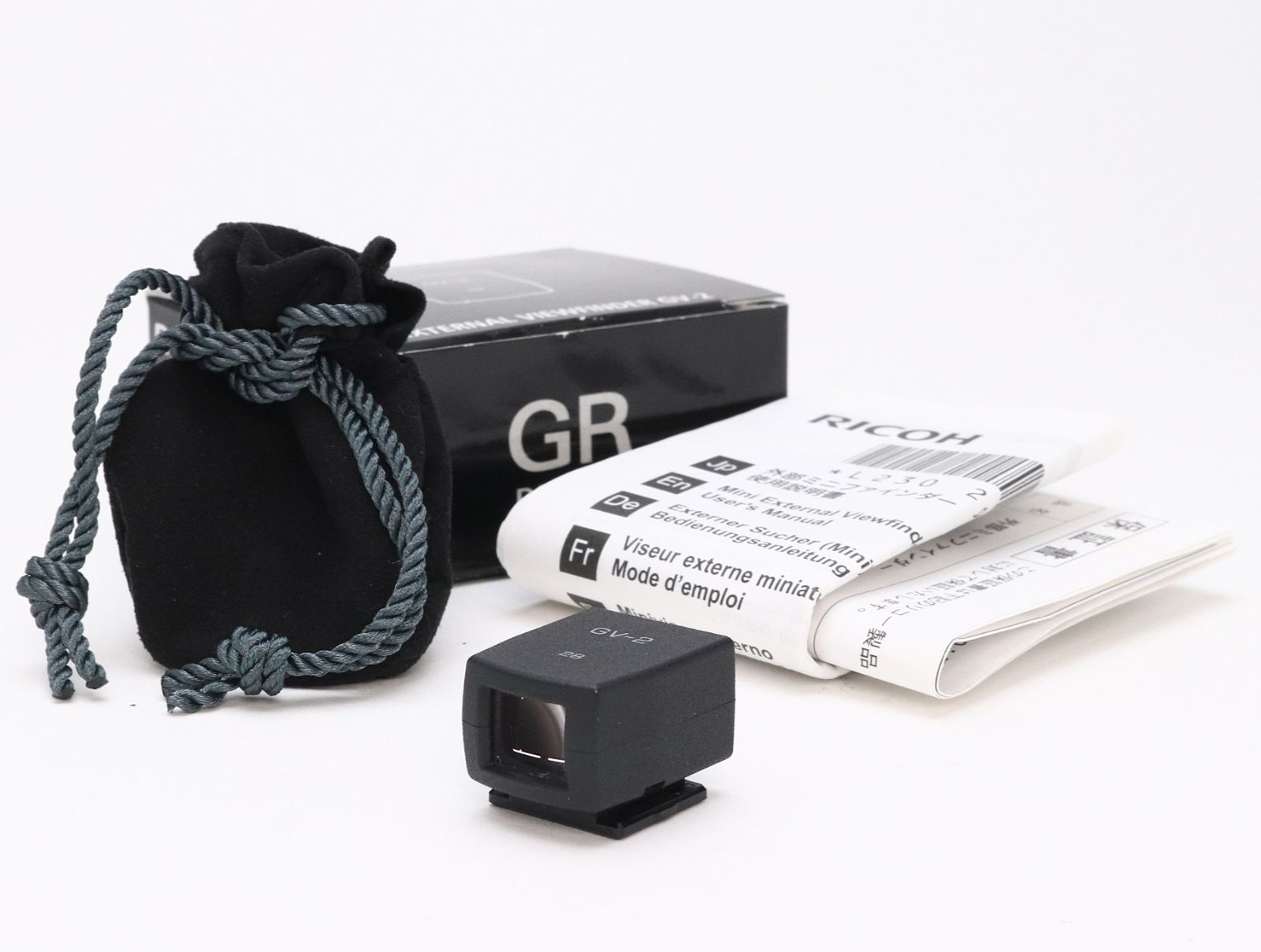 B+ (並品) RICOH リコー 外部ミニファインダー GV-2 /28mm用 期不良返品対応 55-80