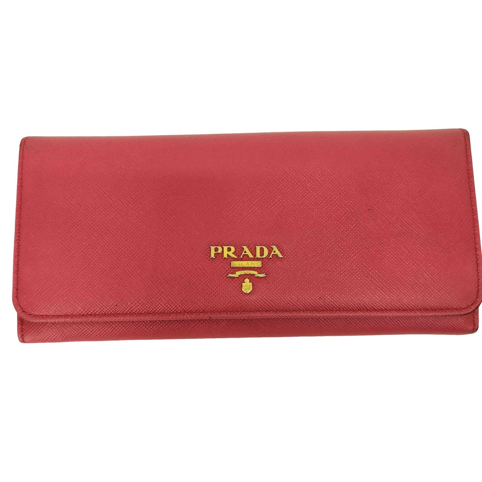 プラダ PRADA 二つ折り 長財布 レザー レディース 表記無
