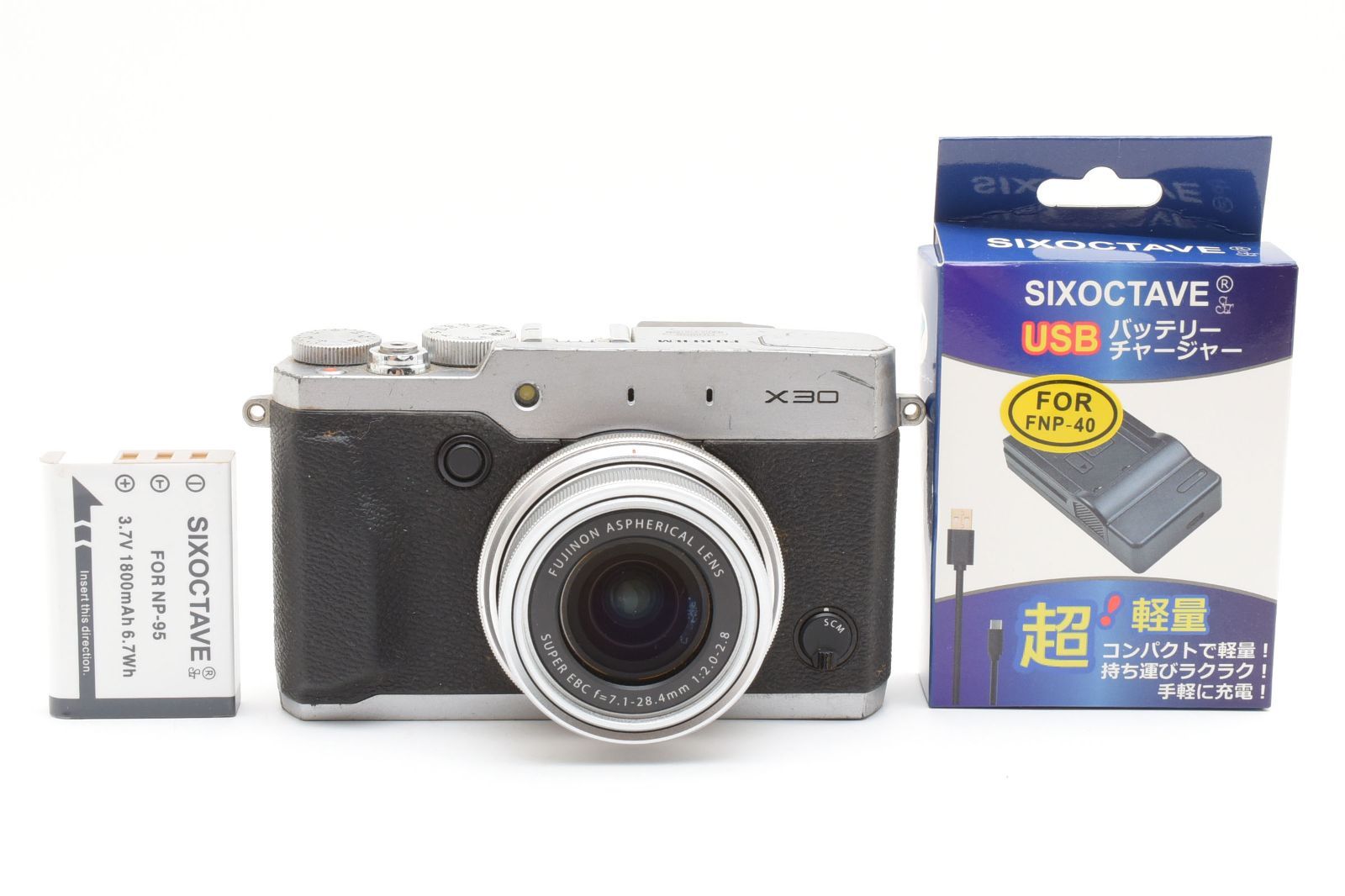FUJIFILM 富士フィルム X30 シルバー /3189 動作OK 返金保証
