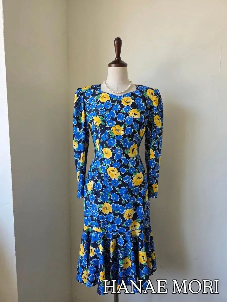 HANAE MORI ハナエ モリ フラワー ONE PIECE