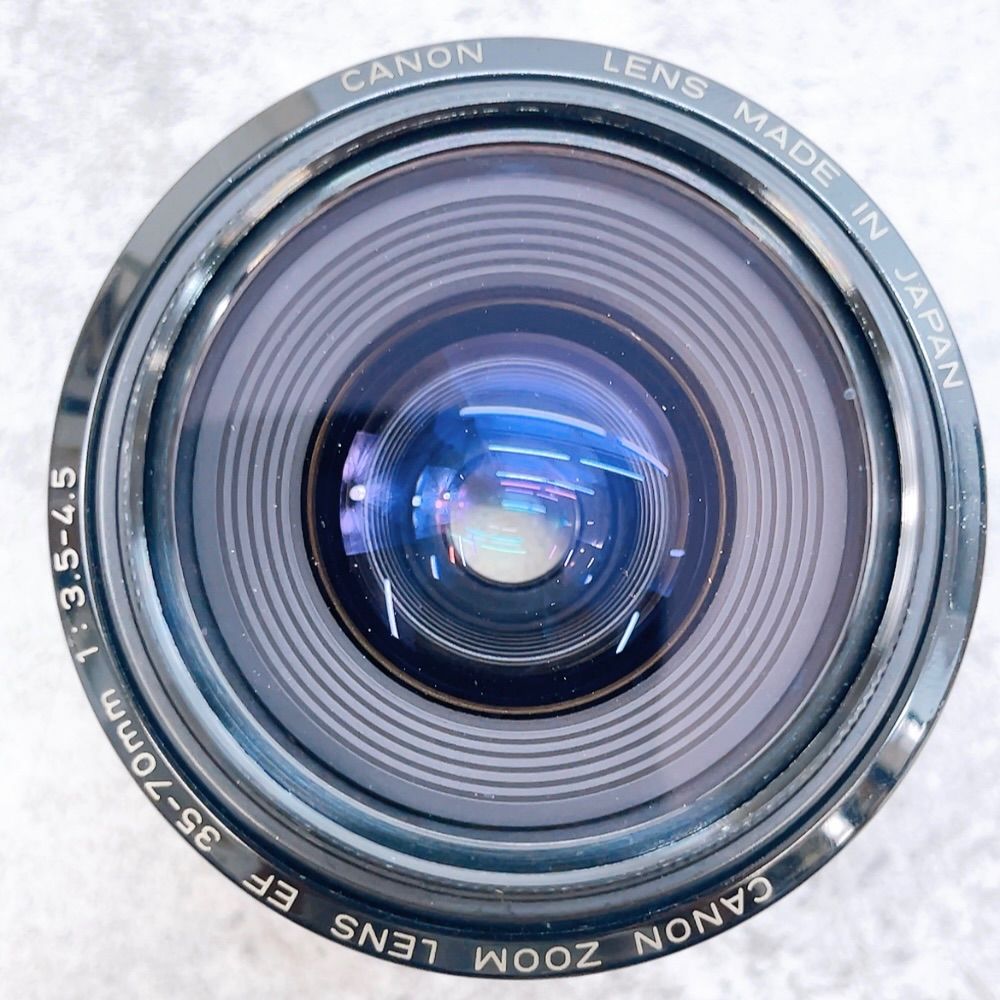 H-1398 Canon キャノン ZOOM LENS EF 35-70mm F3.5-4.5 ブラック 動作