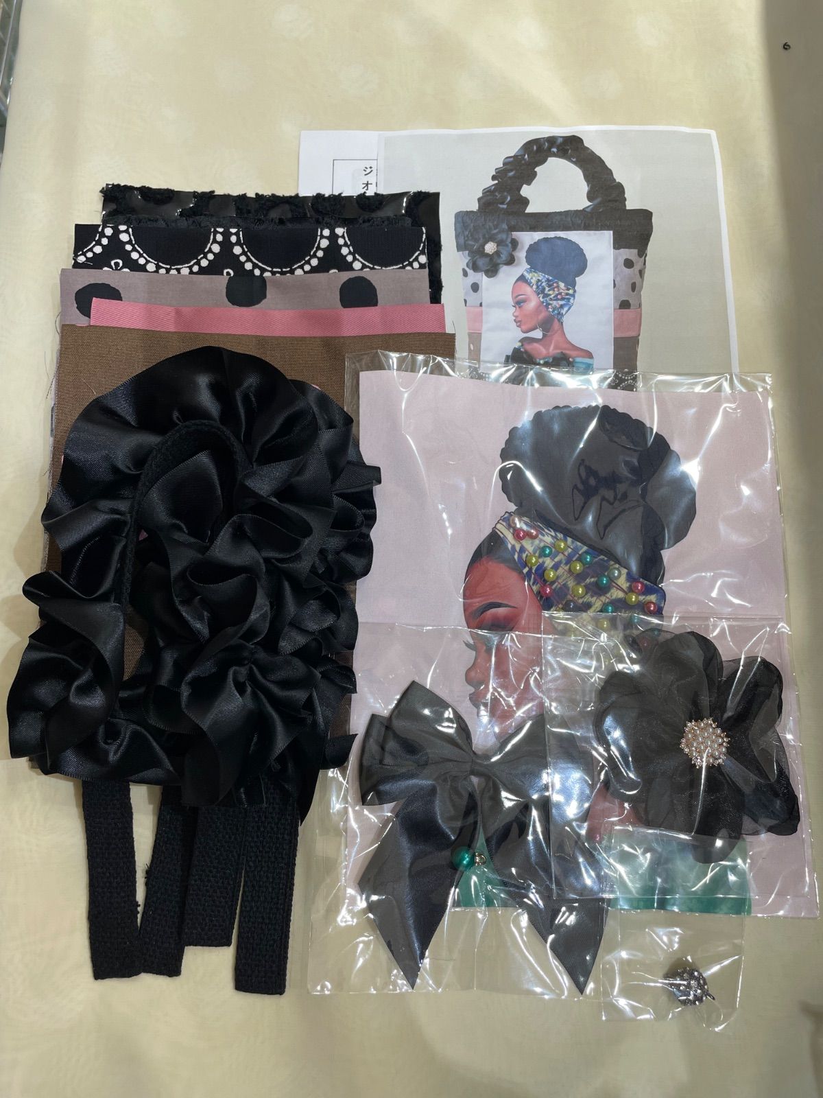 5レイヤーのパッチワークバックキットNo.7