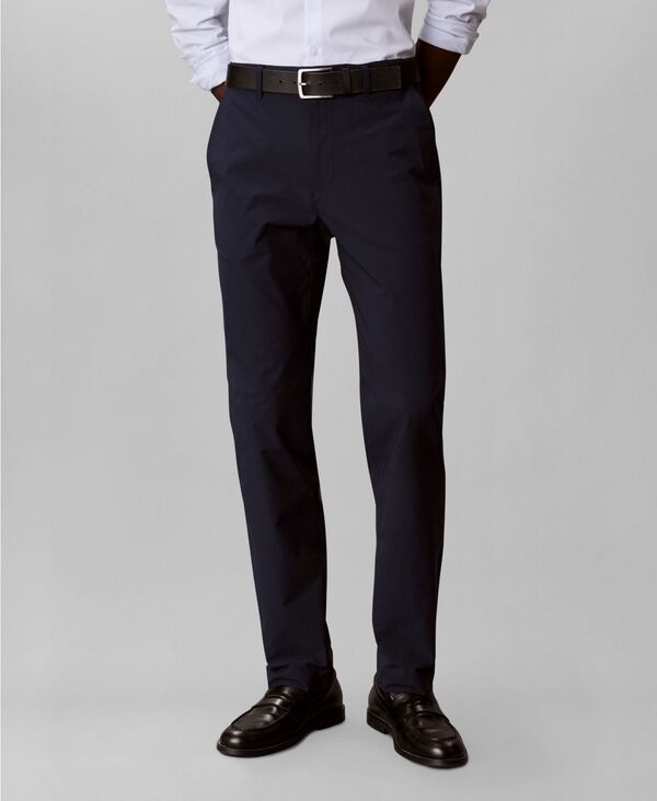 カルバンクライン メンズ ボトムス カジュアルパンツ Calvin Klein MenslimFitech Stretch Pants Dark Sapphire サファイア