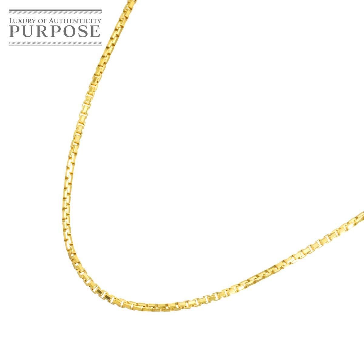 K18 YG ベネチアン ネックレス 42cm イエローゴールド 750 Necklace 90323709