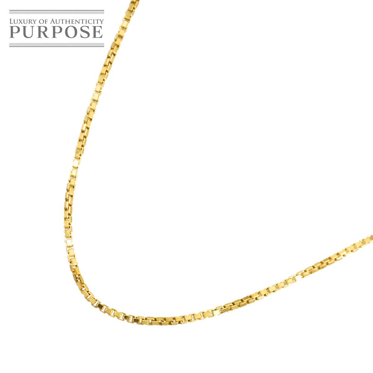 K18 YG ベネチアン ネックレス 40cm イエローゴールド 750 Necklace 90324215