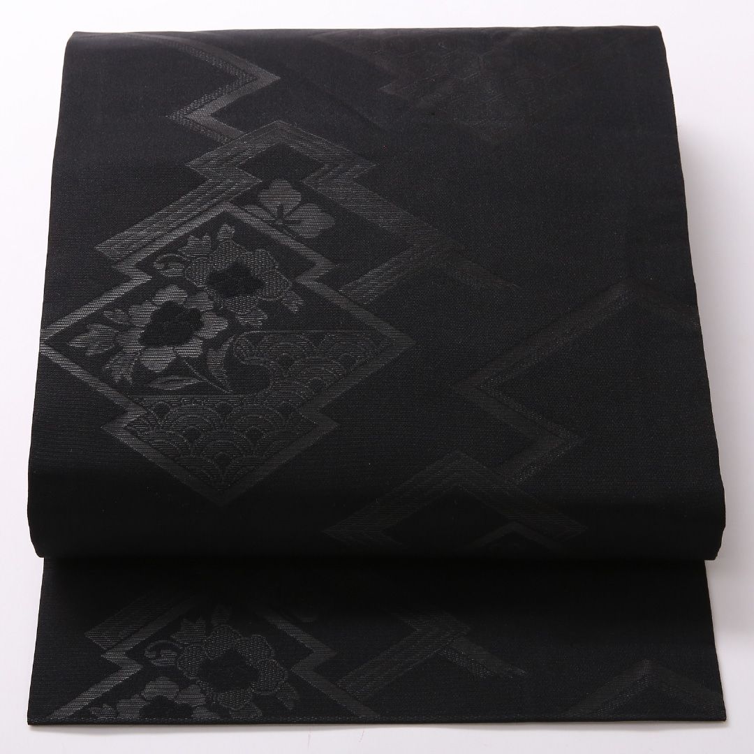 特価！未使用品 九寸名古屋帯 Nランク 帯丈352cm 正絹 六通 名古屋
