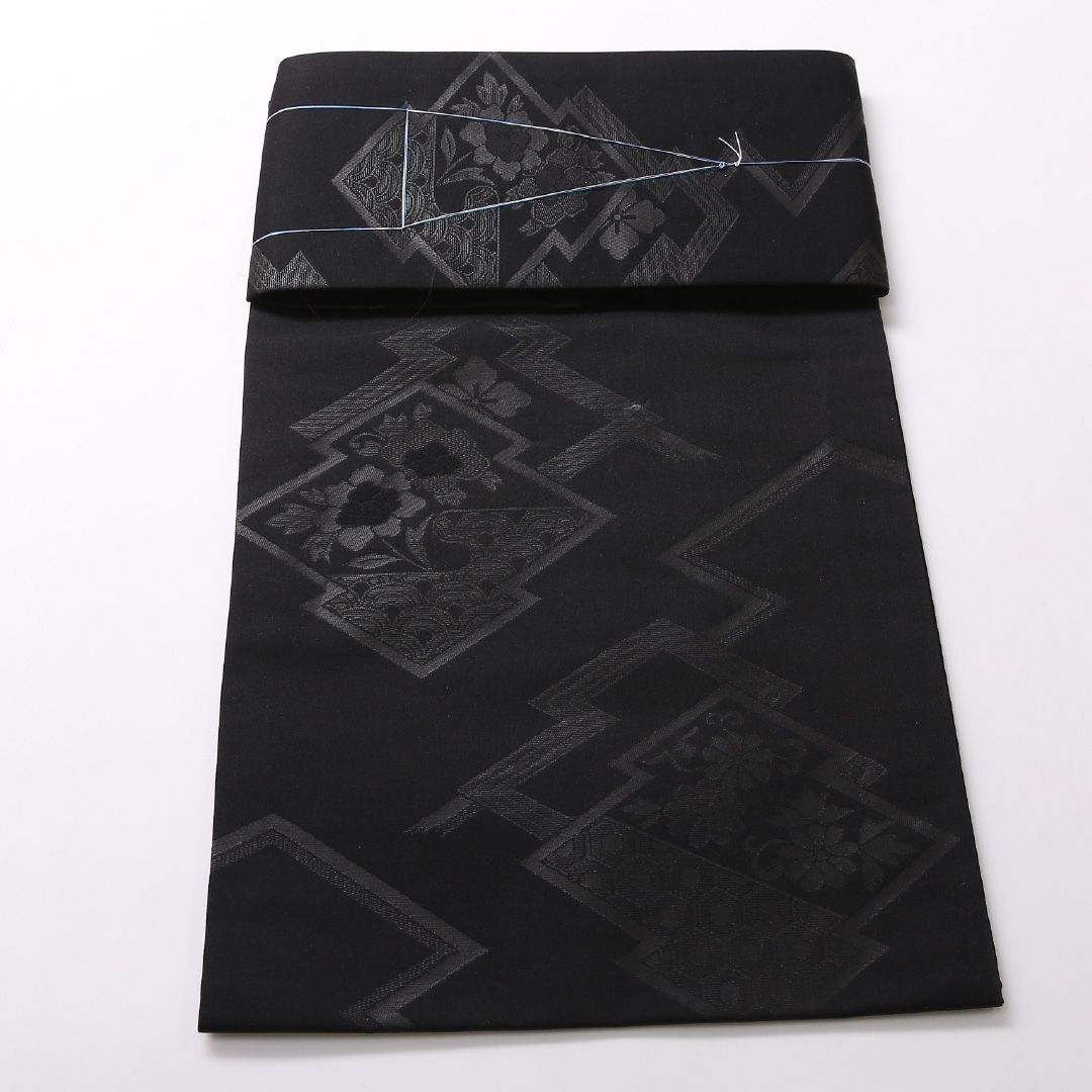 特価！未使用品 九寸名古屋帯 Nランク 帯丈352cm 正絹 六通 名古屋