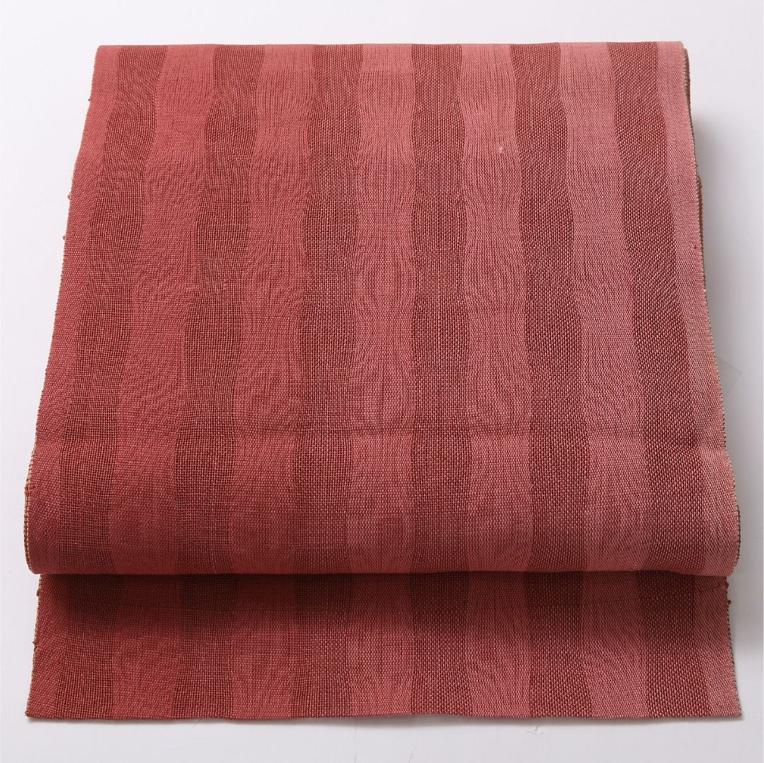 お買い得品！未使用品 八寸名古屋帯 （夏帯） Sランク 帯丈356cm 正絹