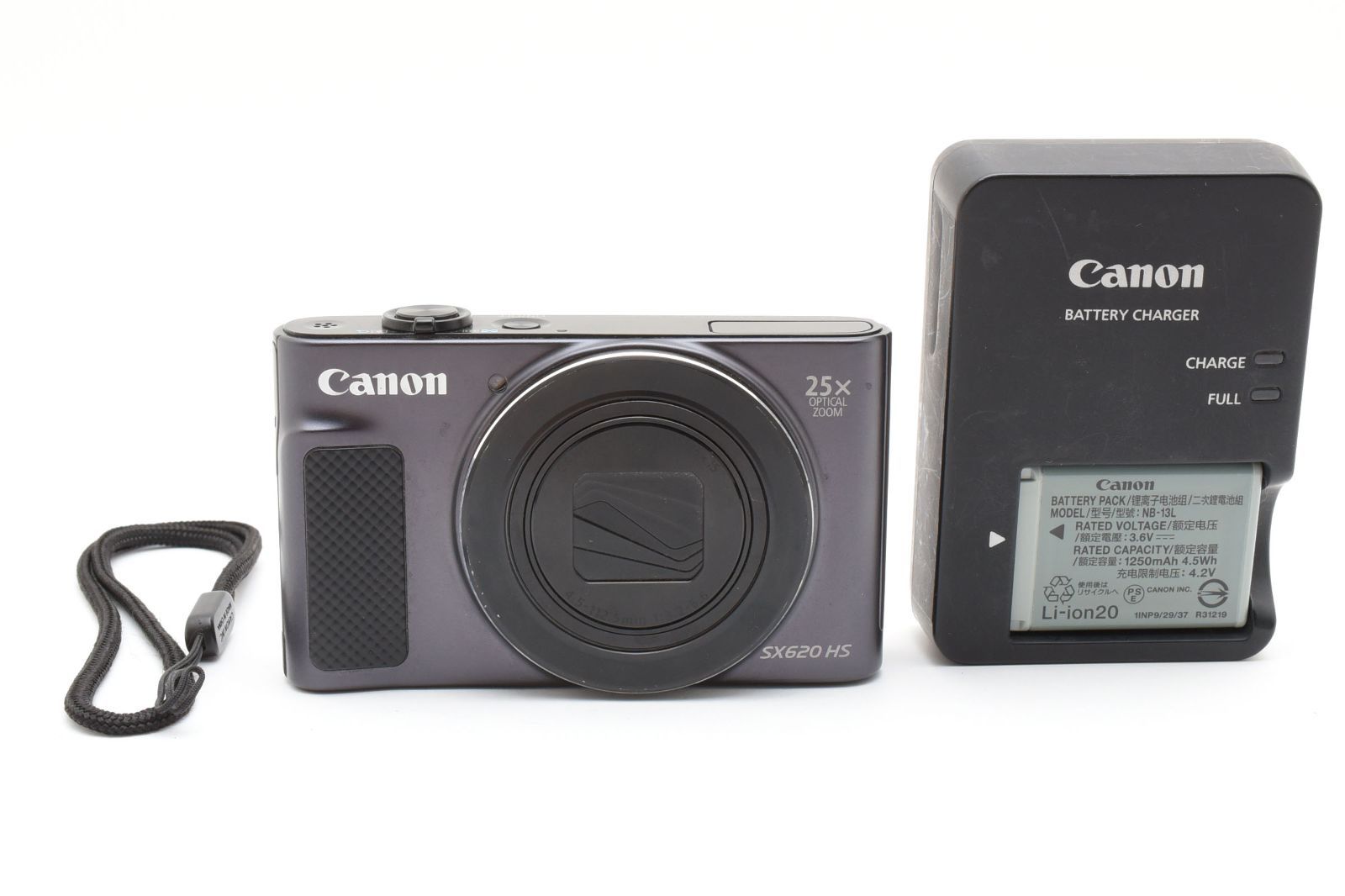 Canon キャノン PowerShot SX620 HS ブラック　/3190 動作OK 返金保証