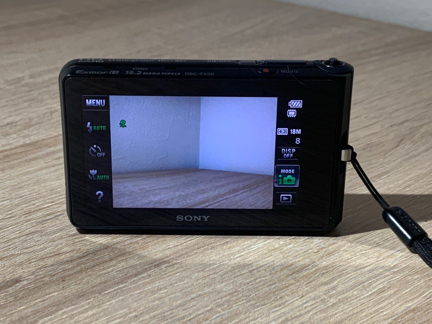 0813 Sony Cyber-shot DSC-TX30 ブラック デジカメ 動作確認済み 【ネ 