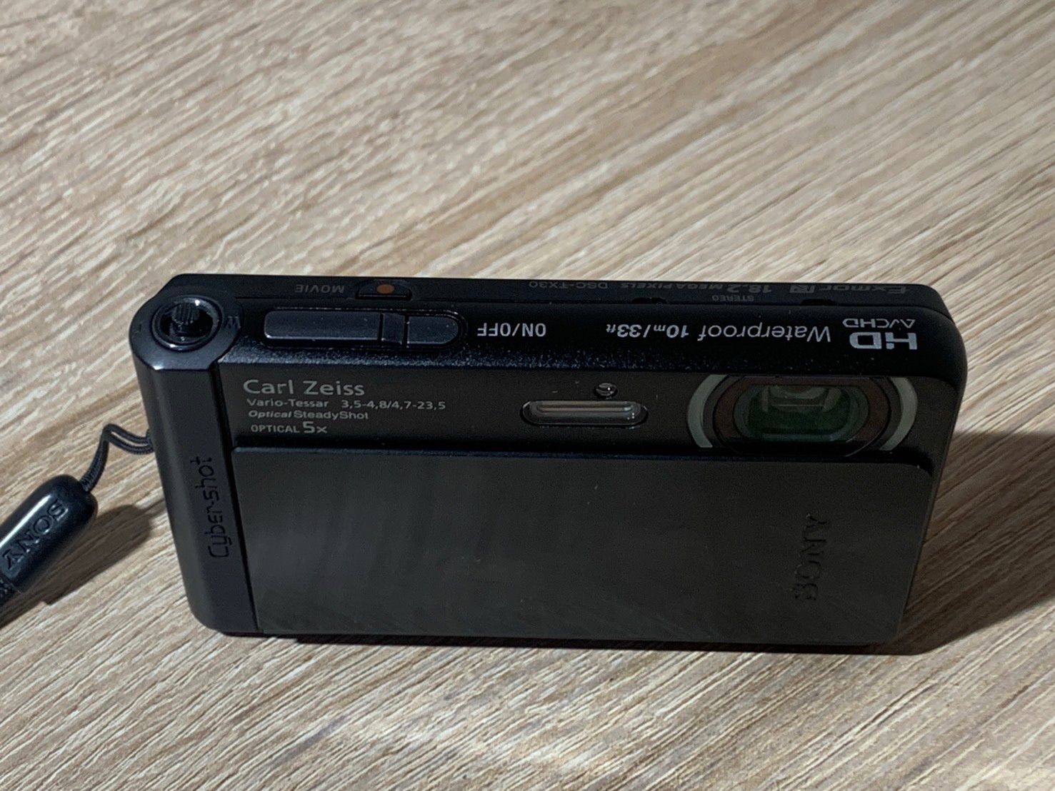 0813 Sony Cyber-shot DSC-TX30 ブラック デジカメ 動作確認済み 【ネ 