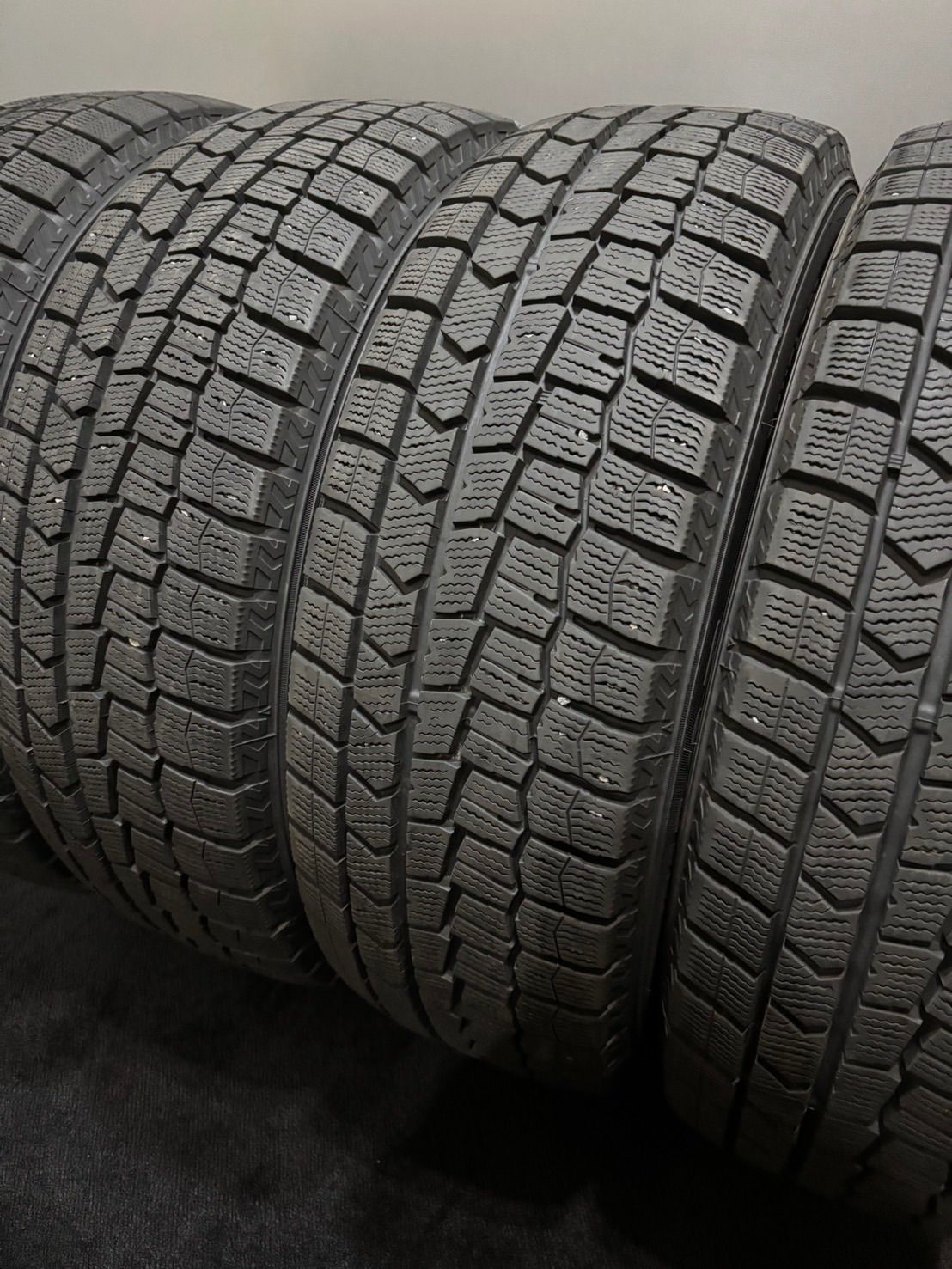 ☆195/65R15 DUNLOP/WINTER MAXX WM02 22年製 スタッドレス 4本