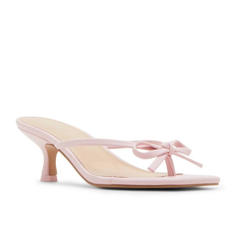 マッデンガール レディース シューズ サンダル ヒール Madden Girl Charlotte WomenslipOn Kitten Heel Sandals Lightpink