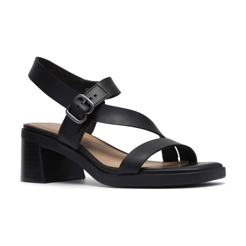 クラークス レディース シューズ パンプス サンダル ヒール Clarks Jaylan Sol Womens Heeledressandals Black Leather ブラック