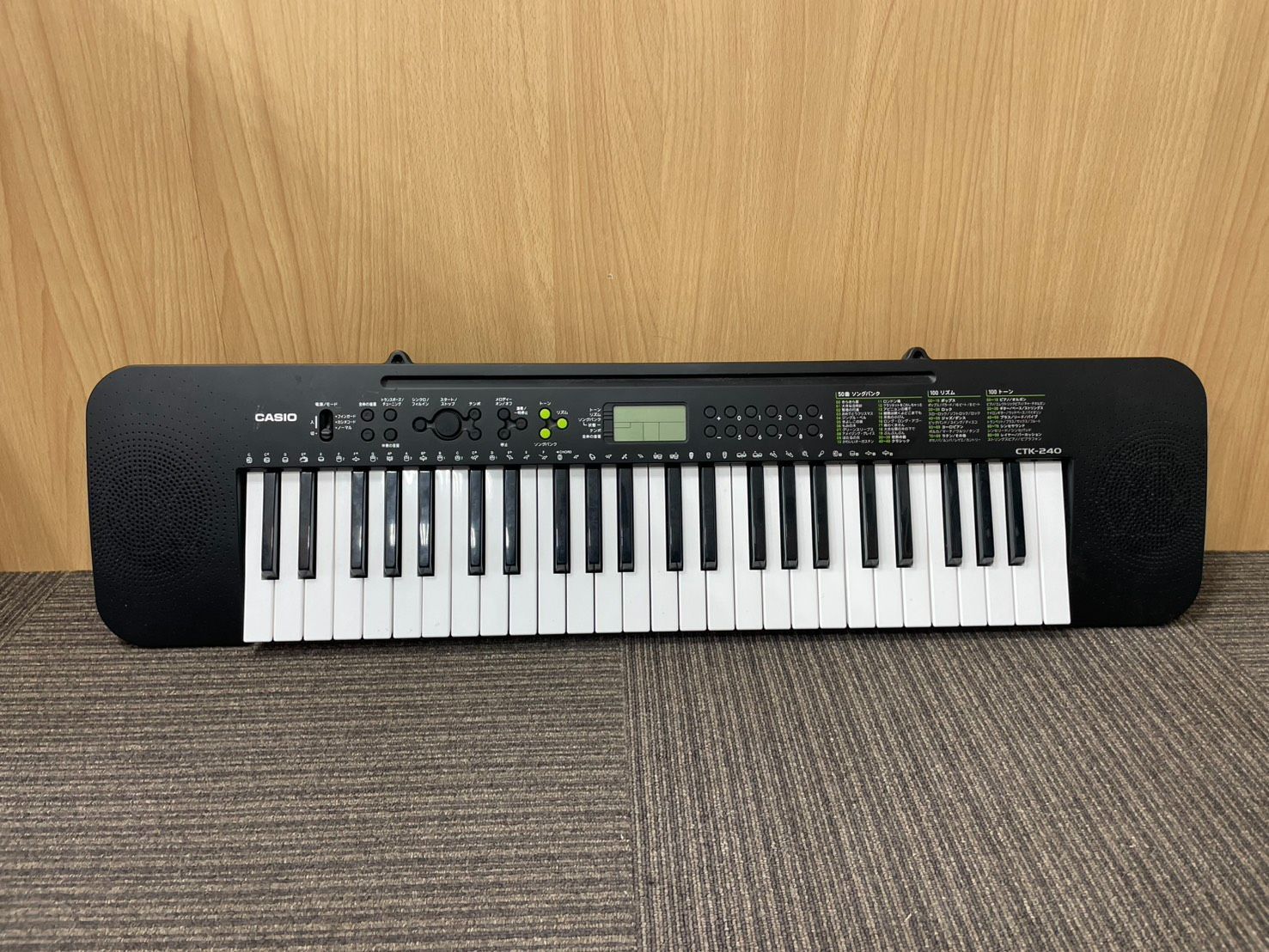 T/CASIO カシオ 電子キーボード CTK-240 - メルカリ