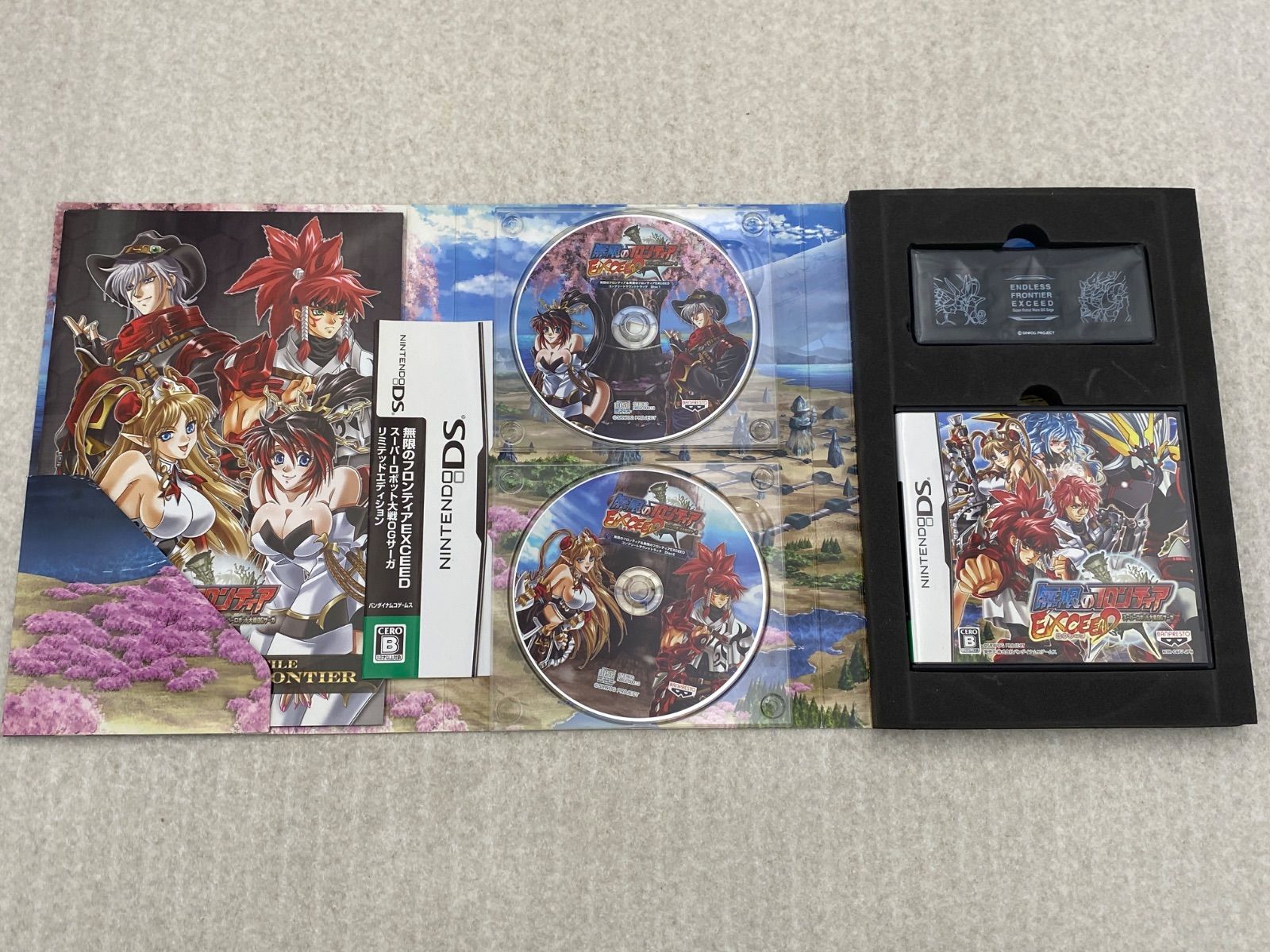 ◇【帯（バーコード記載）・CD2枚・資料集・DSカードケース付】無限の