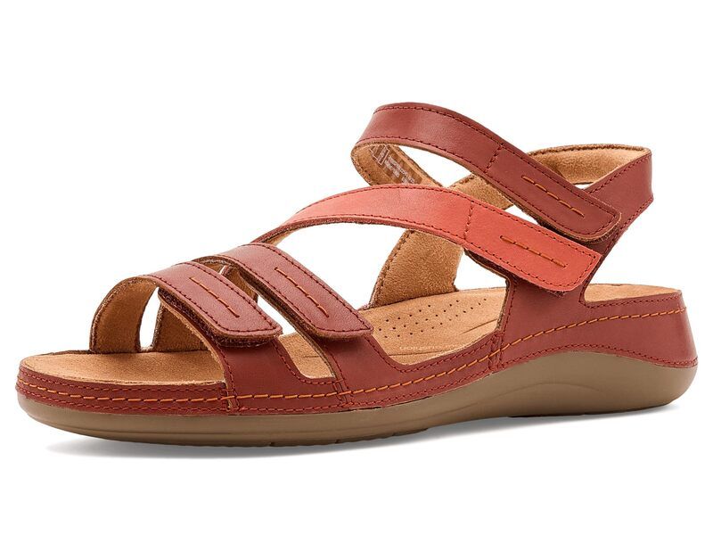 クラークス レディース シューズ サンダル Clarks Cecily Mix Burnt Orange Co オレンジ