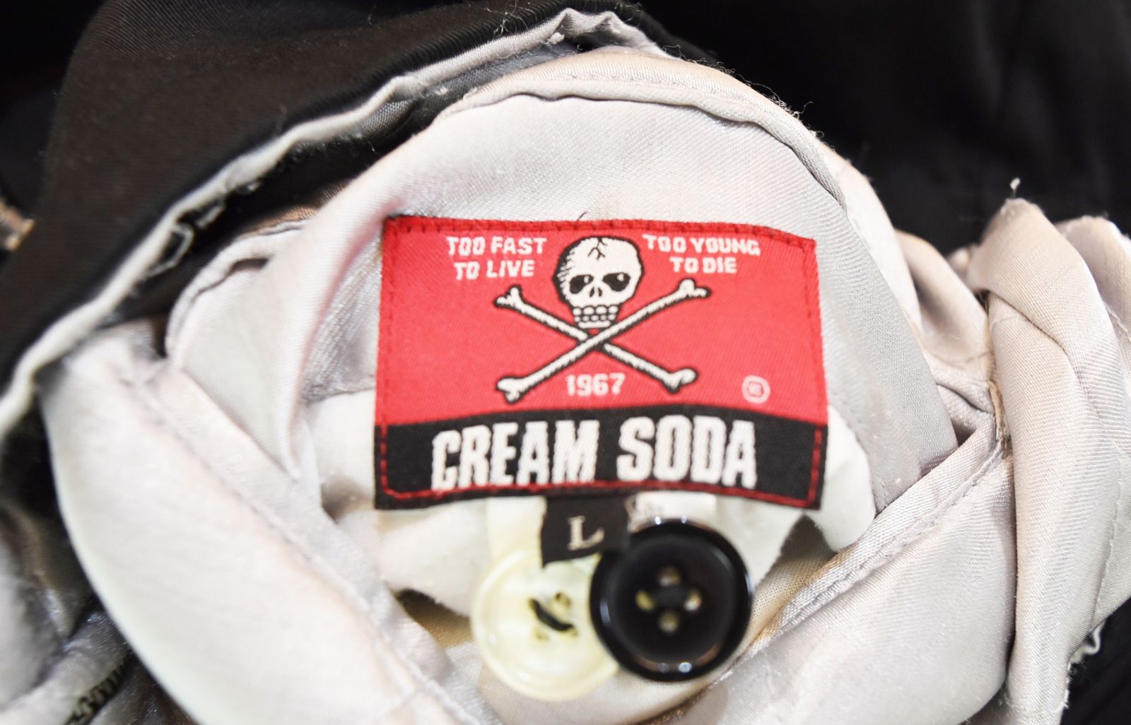 クリームソーダ CREAM SODA リーゼントドラゴン リバーシブル 刺繍