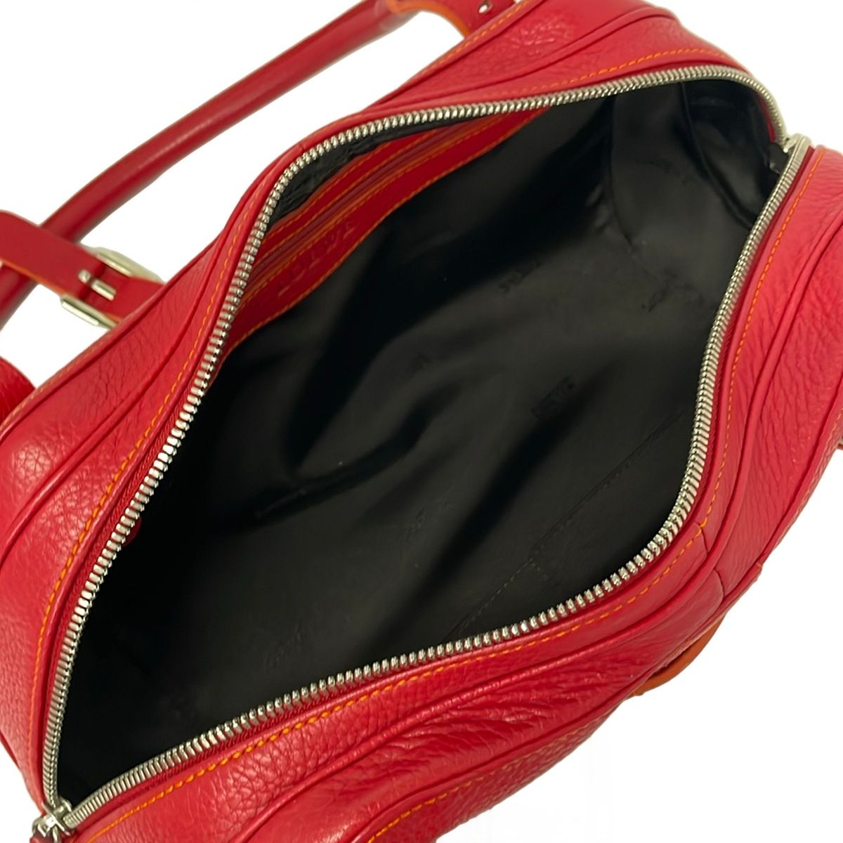 LOEWE(ロエベ) ハンドバッグ センダ レッド レザー - メルカリ