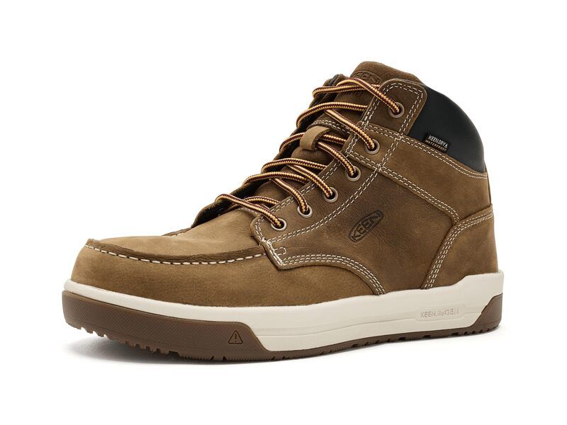 キーン メンズ シューズ ブーツ・レインブーツ KEEN Utility Gibson Waterproof Work Boots Carbon Toe BelgianGum