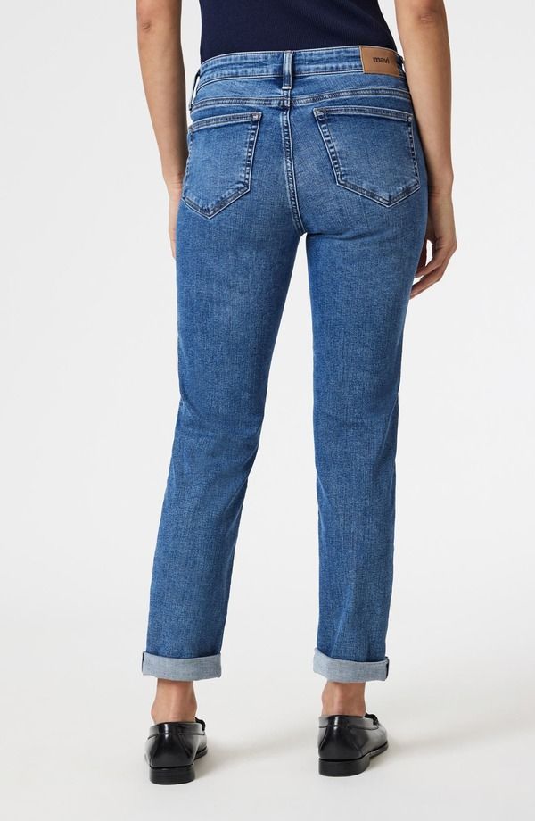 マーヴィ ジーンズ レディース ボトムス デニムパンツ ローライズ Mavi Jeans Emma Low Rise Slim Boyfriend Jeans Mid Brushed Tribeca