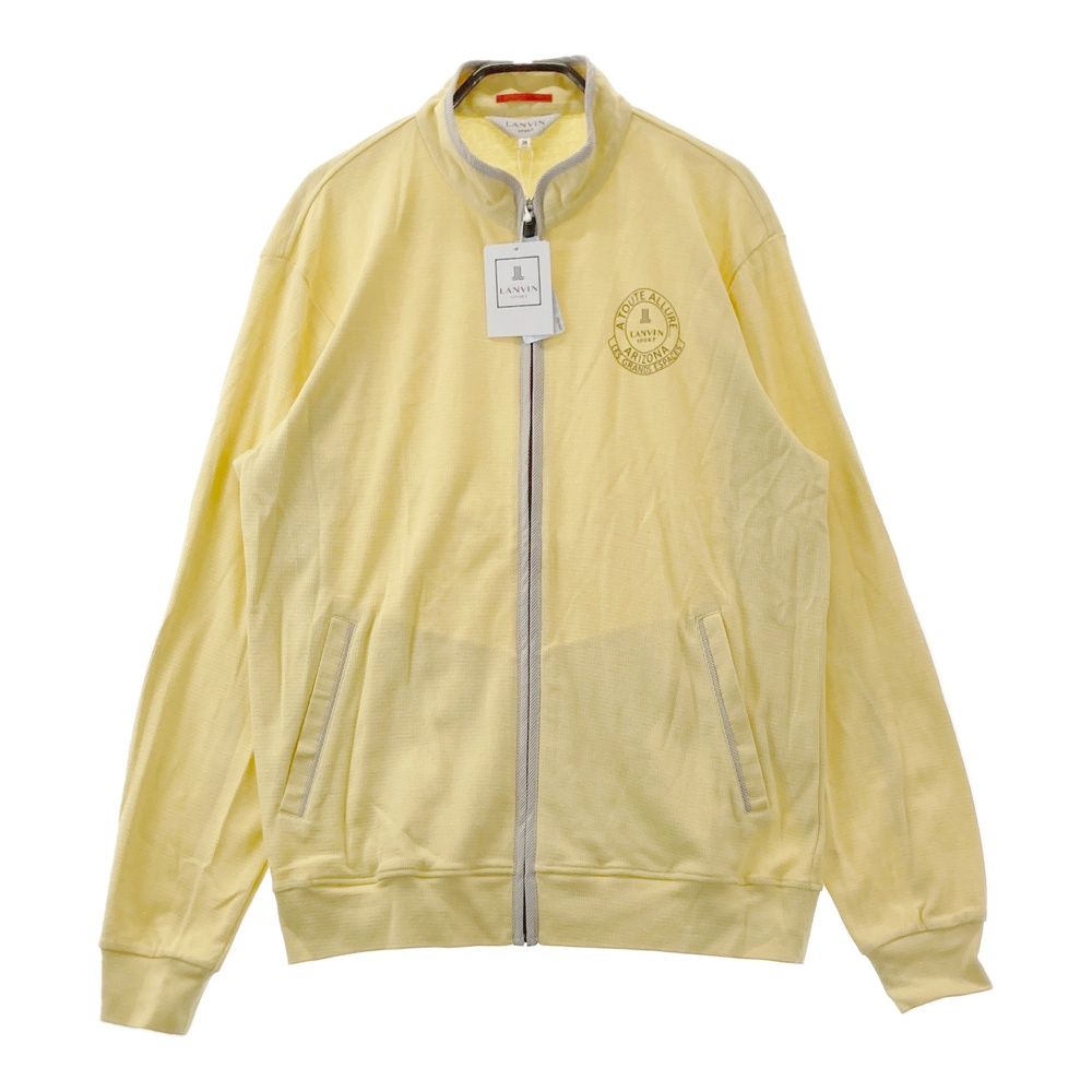 サイズ：38 LANVIN SPORT ランバン スポール 薄手 ジップジャケット イエロー系 [240101682200] ゴルフウェア メンズ ストスト