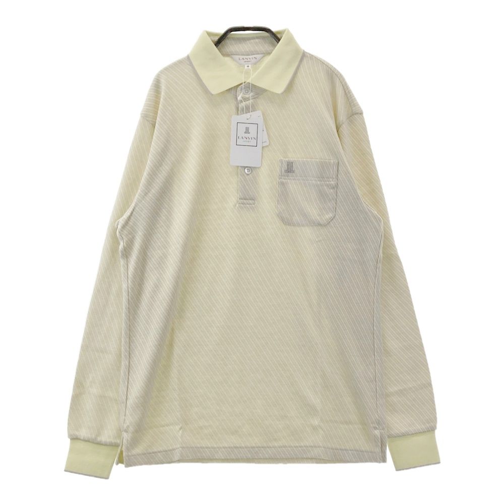 サイズ：38 LANVIN SPORT ランバン スポール 長袖ポロシャツ 総柄 イエロー系 [240101682206] ゴルフウェア レディース ストスト