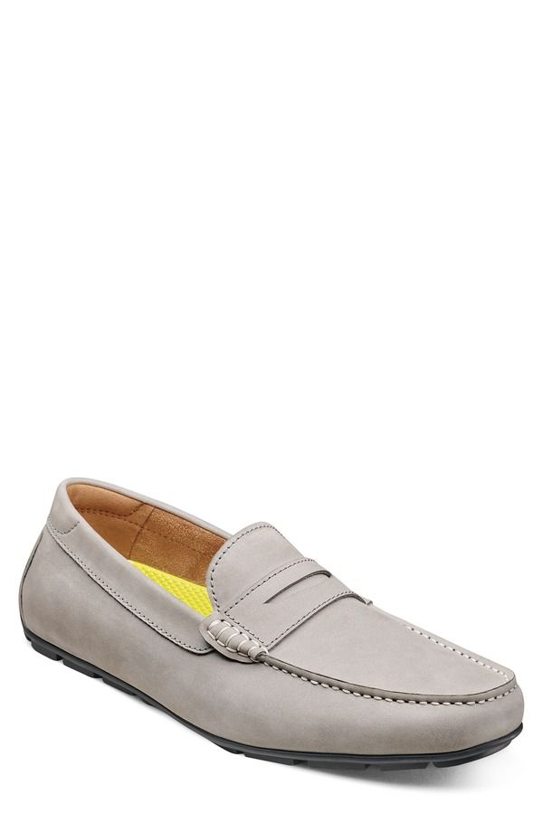 フローシャイム メンズ シューズ ローファー Florsheimotor Driving Loafer Gray グレー