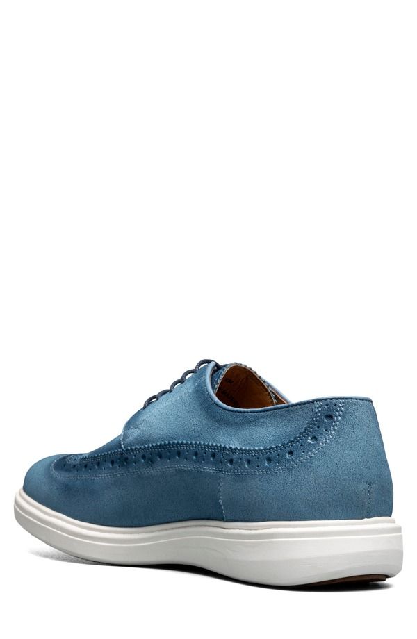 ステイシーアダムス メンズ シューズ オックスフォード ウィングチップ Stacy Adams Trudell Wingtip Oxford Light Blue ブルー