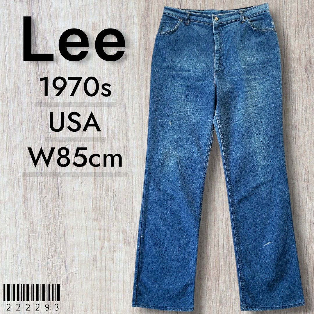 Leeリー□色落ち良好 1970s vintage USA製 305-0849 ブーツカット