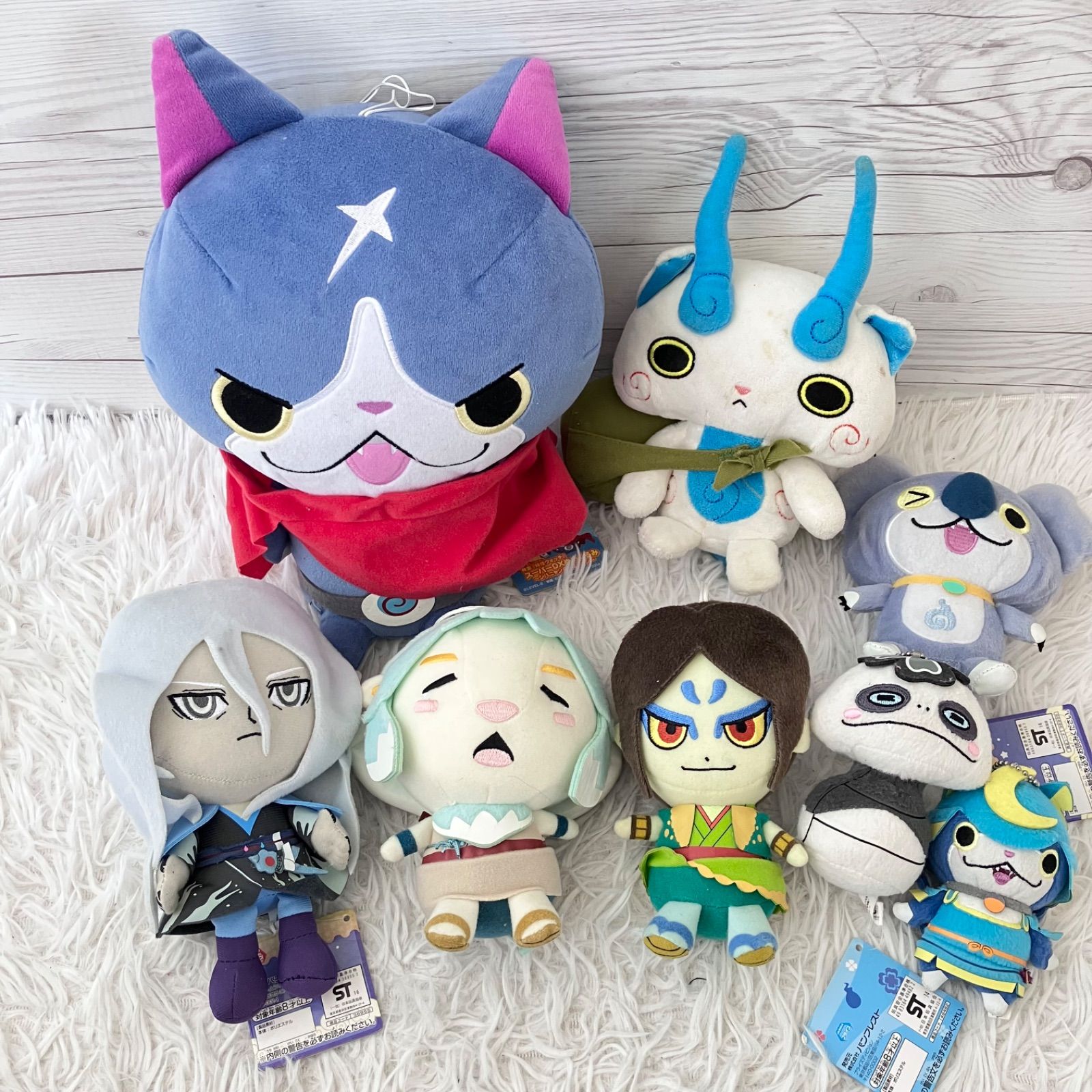 妖怪ウォッチ マスコット 8点セット ぬいぐるみ グッズ 8R - メルカリ