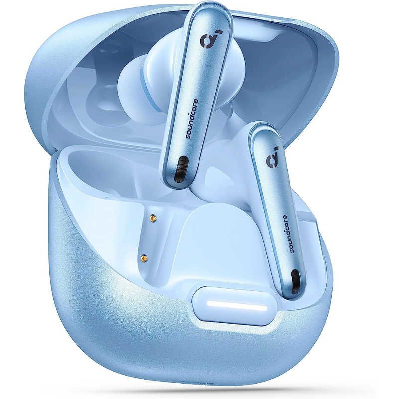 【新品未使用】【未開梱】アンカー Anker Japan 完全ワイヤレスイヤホン Soundcore Liberty 4 NC ライトブルー [ ワイヤレス ( 左右分離 ) / Bluetooth / ノイズキャンセリング 対応 ] LIBERTY4NC