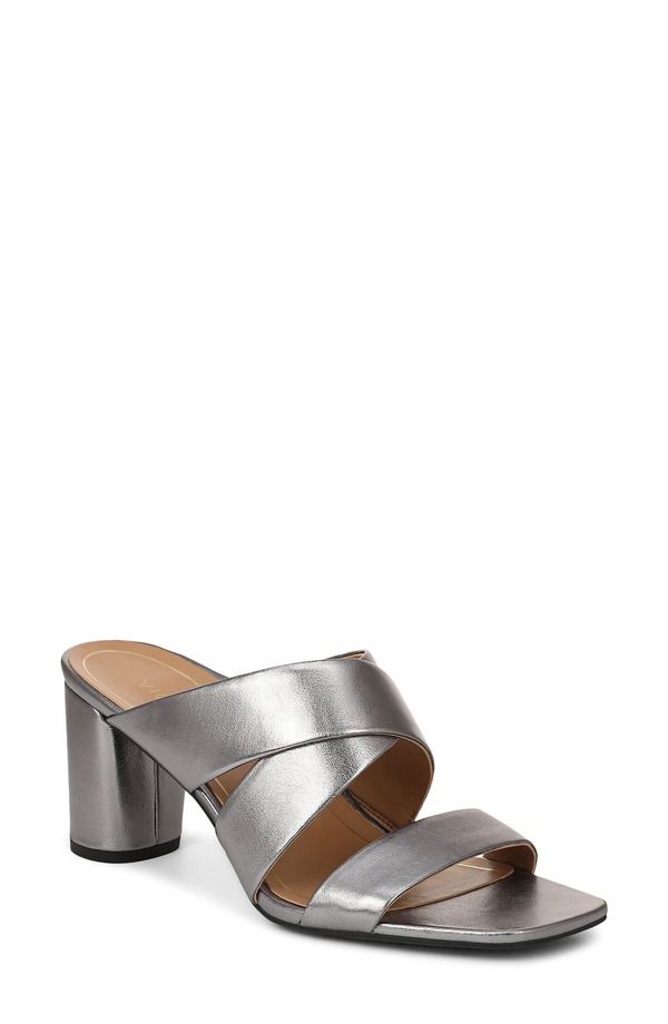 バイオニック レディース シューズ ヒール サンダル Vionic Merlot Slide Sandal Gunmetal ガンメタル