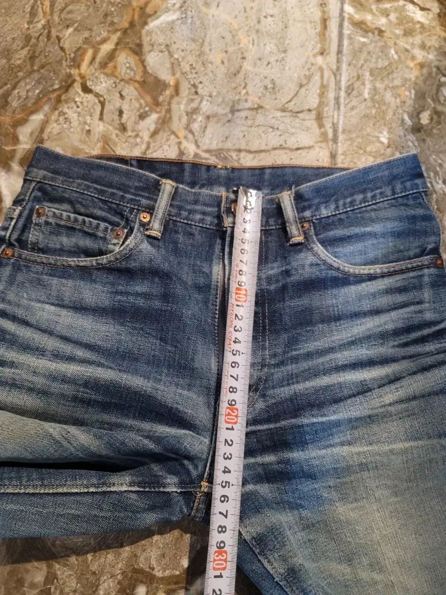 WAREHOUSE ウエアハウス ウォッシュ ブーツカット デニムパンツ