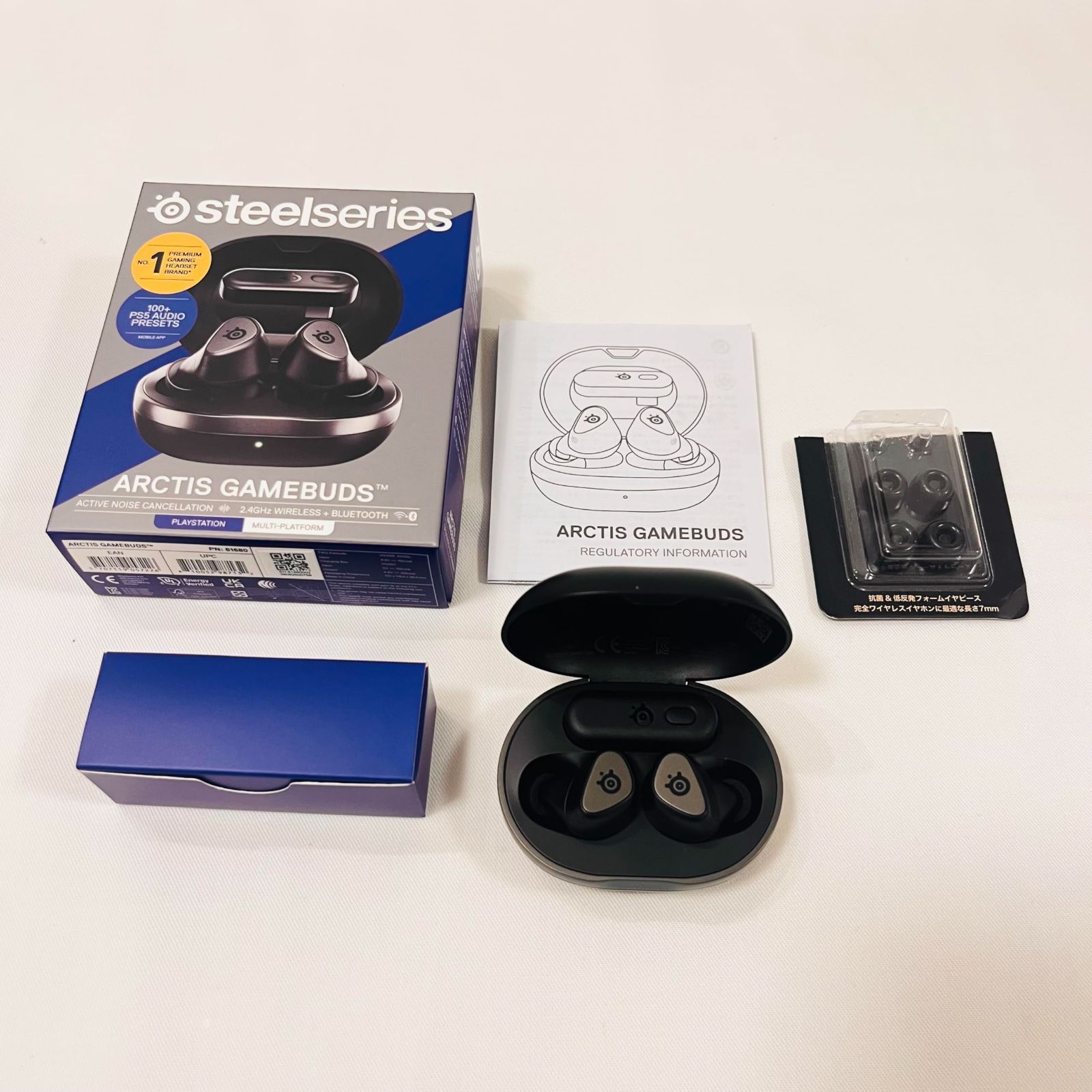 SteelSeries ゲーミングワイヤレスイヤホン Arctis GameBuds 61680　No2930