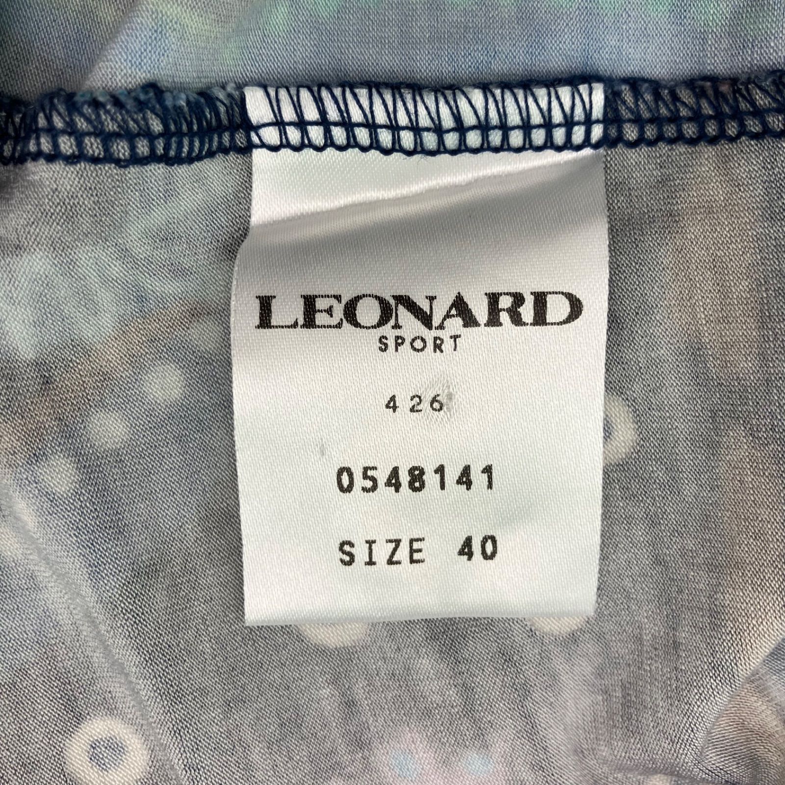 ZZ403 レオナール LEONARD タートルネックトップス カットソー サイズ