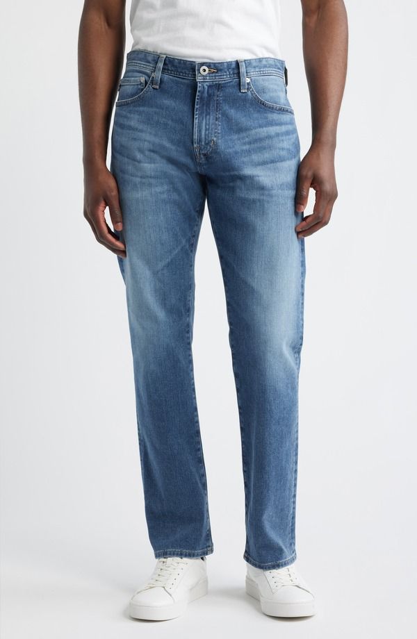 エージー メンズ ボトムス デニムパンツ ストレート ジーンズ AG Everett Slim Straight Leg Jeans Plateau