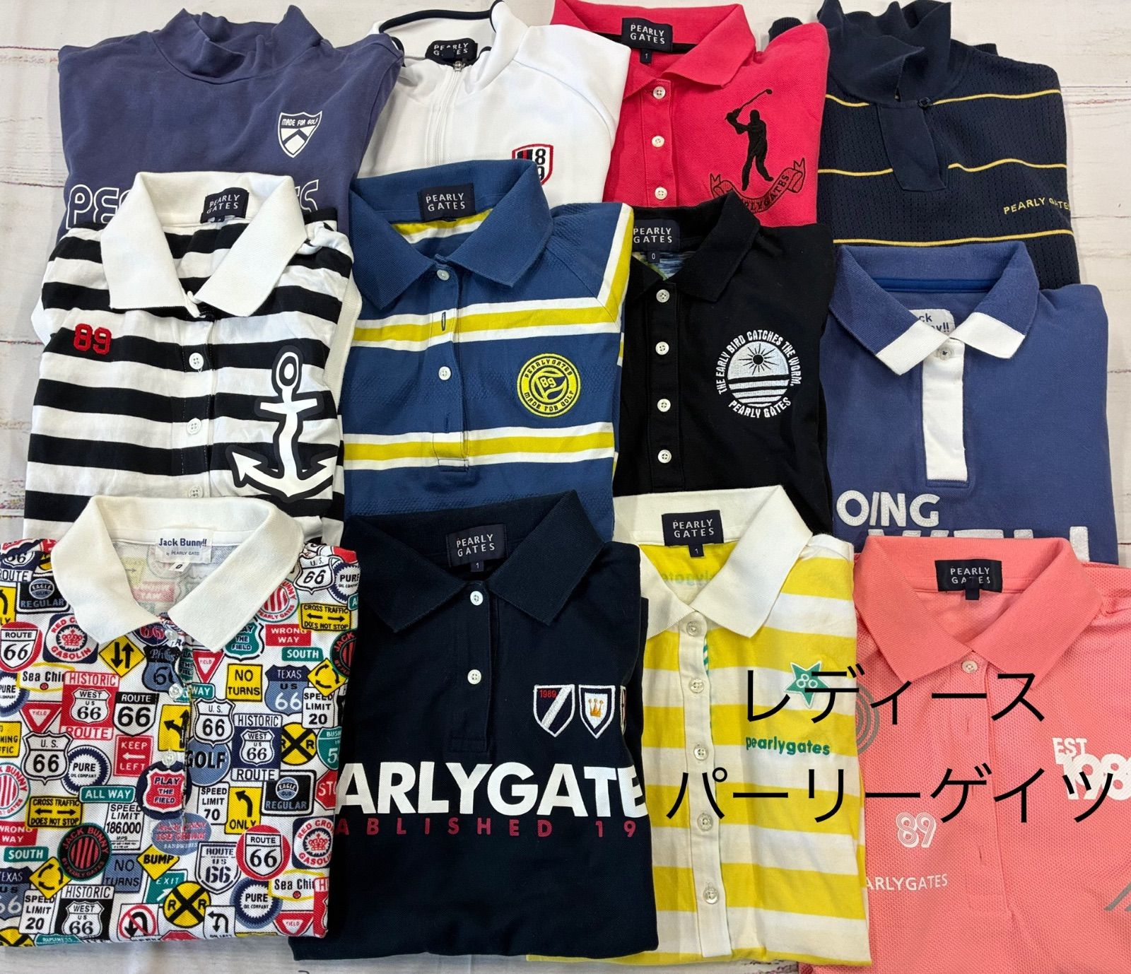 S763◇ レディース パーリーゲイツ ジャックバニー 夏物 トップス おまとめ 12点