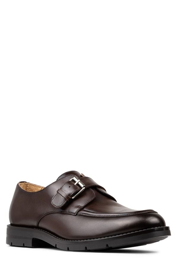 ドナルドプリネール メンズ シューズ モンクストラップ モンク Donald Pliner Calan Monk Strap Shoe Dark Brown ブラウン
