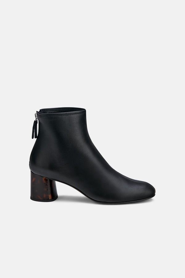 エージーエル レディース シューズ ブーツ・レインブーツ アンクル ヒール AGL Veta Precious Ankle Boot witheel Black Nappa ブラック