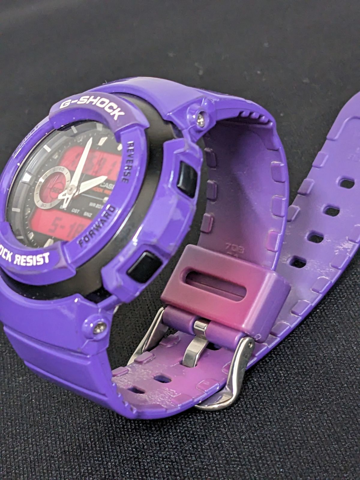 希少◇CASIO カシオ G-SHOCK G-300SC クレイジーカラーズ パープル