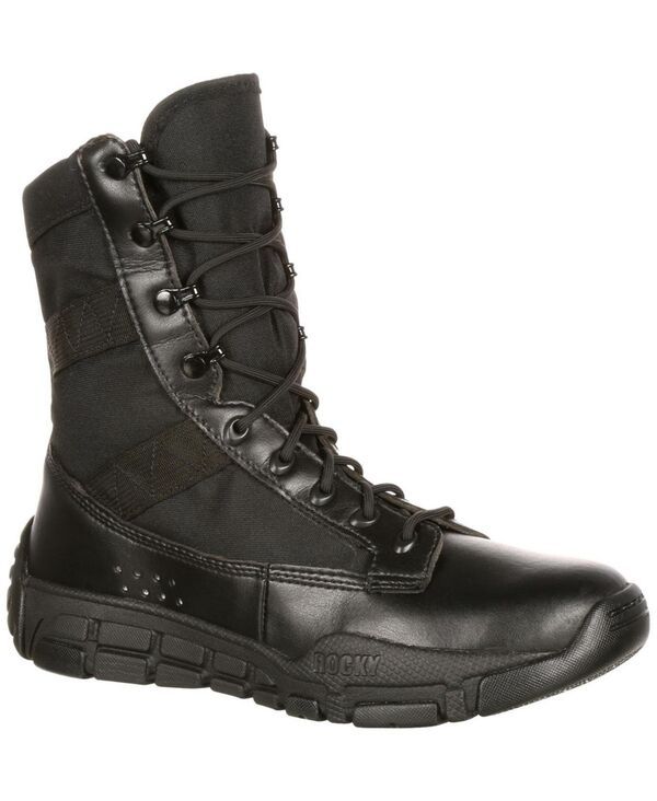 【送料無料】 ロッキー メンズ ブーツ・レインブーツ シューズ Mens C4T Military Inspired Public Service Boot Black