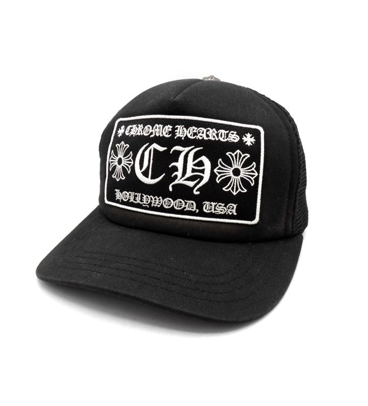 クロムハーツ CHROME HEARTS 【 CH TRUCKER CAP 】 CH 刺繍 ワッペン