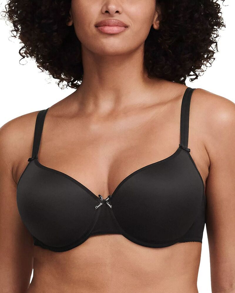 シャントル レディース アンダーウェア ブラジャー Chantelle Bra Basic Invisible Memory Foam Black ブラック