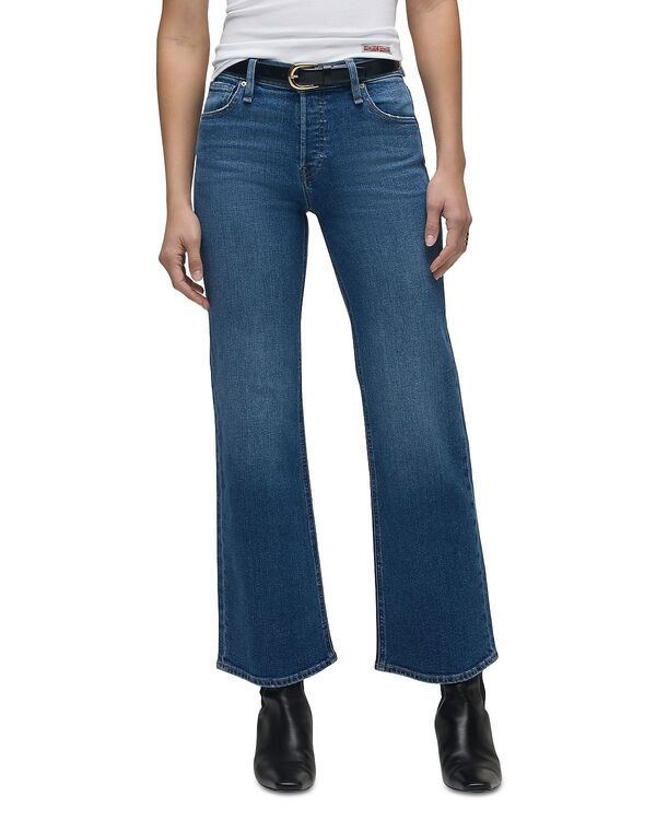 ハドソン レディース ボトムス デニムパンツ ワイドレッグ アンクル ジーンズ Hudson Rosie High Rise Wide Leg Ankle Jeans in Upscale